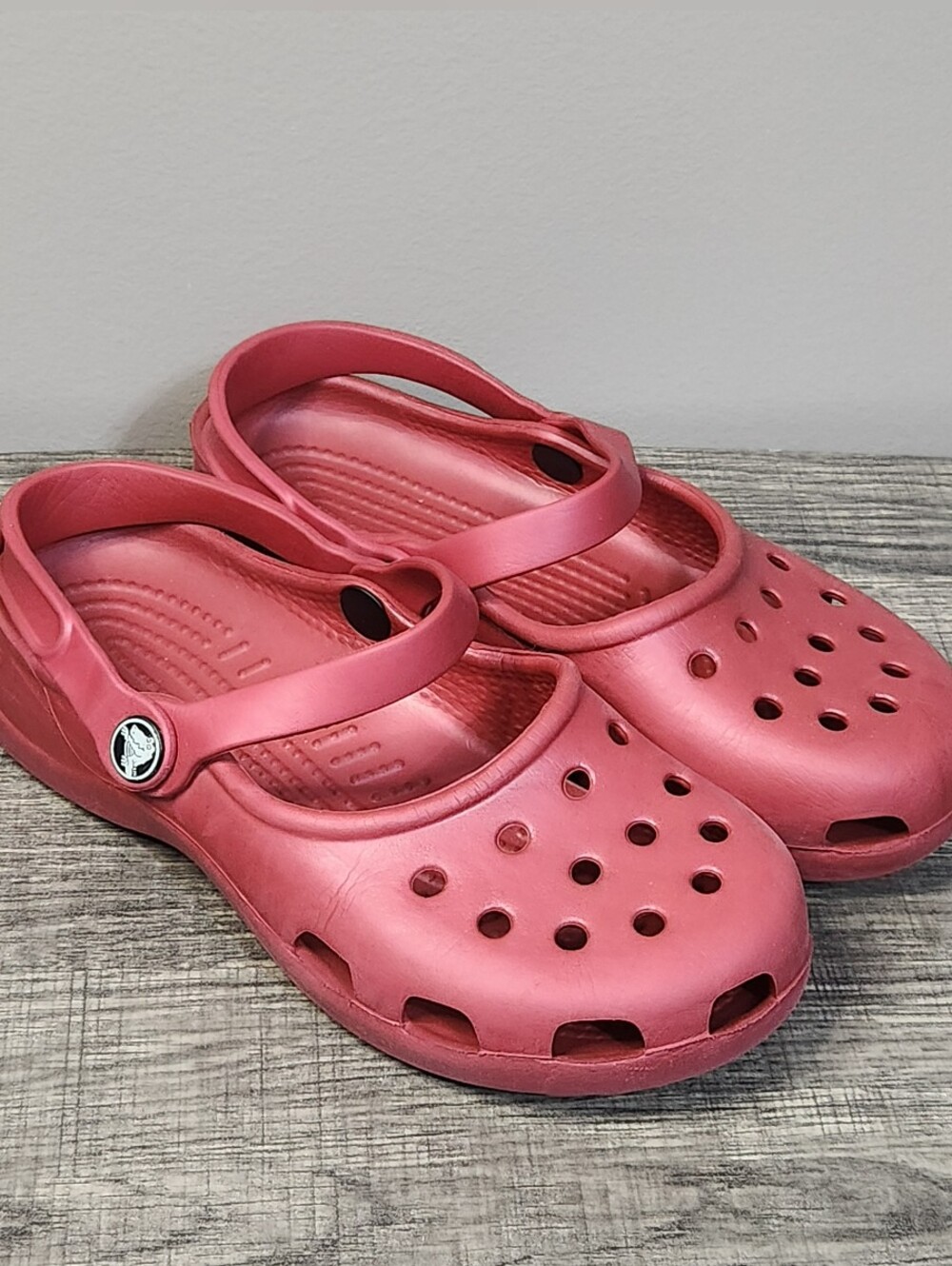 Womens Crocs "Karin" Mary Jane Style Sandals Size 6